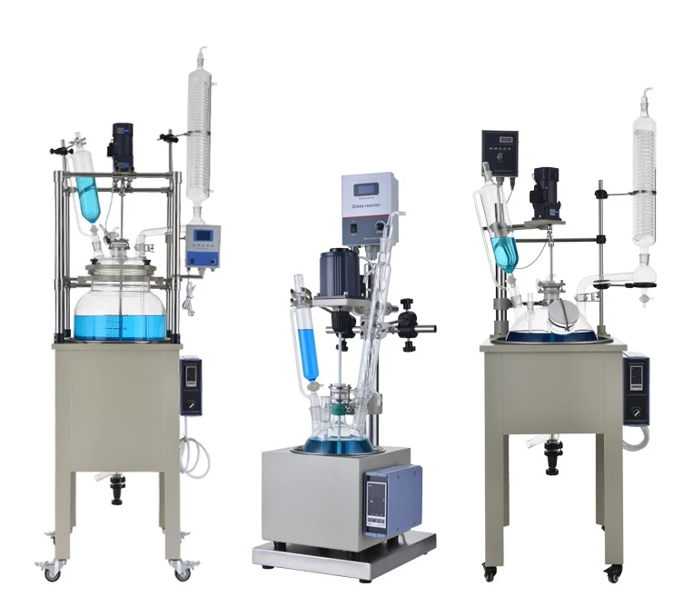 Single layer glass reactor types Single layer glass reactor types